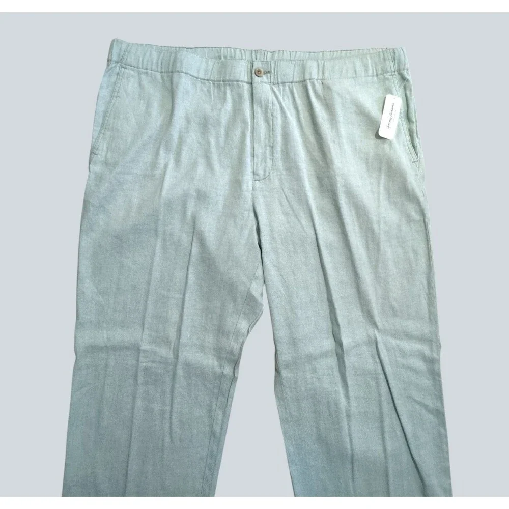 Tommy Bahama Beach Linen Pant Iceberg Green Size 3XL NWT
